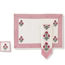 Good Earth Blooming Poppies Napkin Set