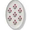 Good Earth Blooming Poppies Serving Dish