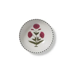Good Earth Blooming Poppies Small Bowl Set