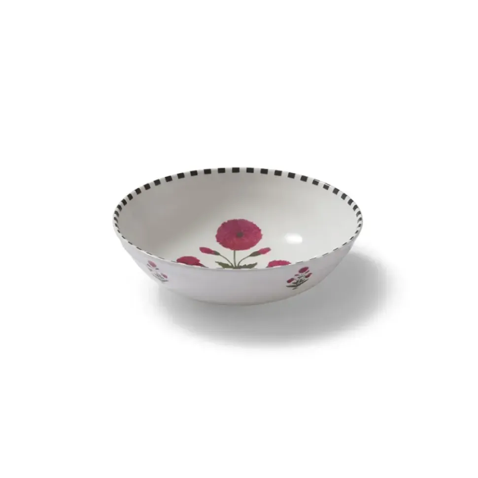 Good Earth Blooming Poppies Small Bowl Set