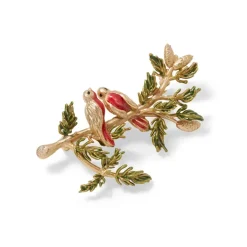 Holiday Birds Brooch
