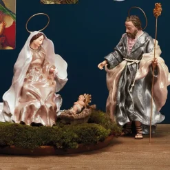 Italian Creche Holy Family Figurine Set