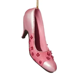 Italian Floral Pump Shoe Ornament