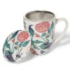 Iznik Garden Covered Mug With Tea Infuser