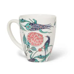Iznik Garden Covered Mug With Tea Infuser