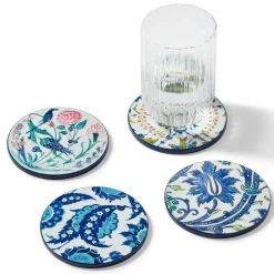Iznik Garden Lacquer Coasters
