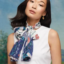 Iznik Garden Silk Scarf