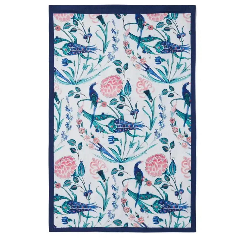 Iznik Garden Tea Towel