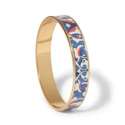 Iznik Split-Leaf Palmette Enamel Bangle