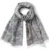 Japanese Birds And Flowers Oversize Jacquard Shawl