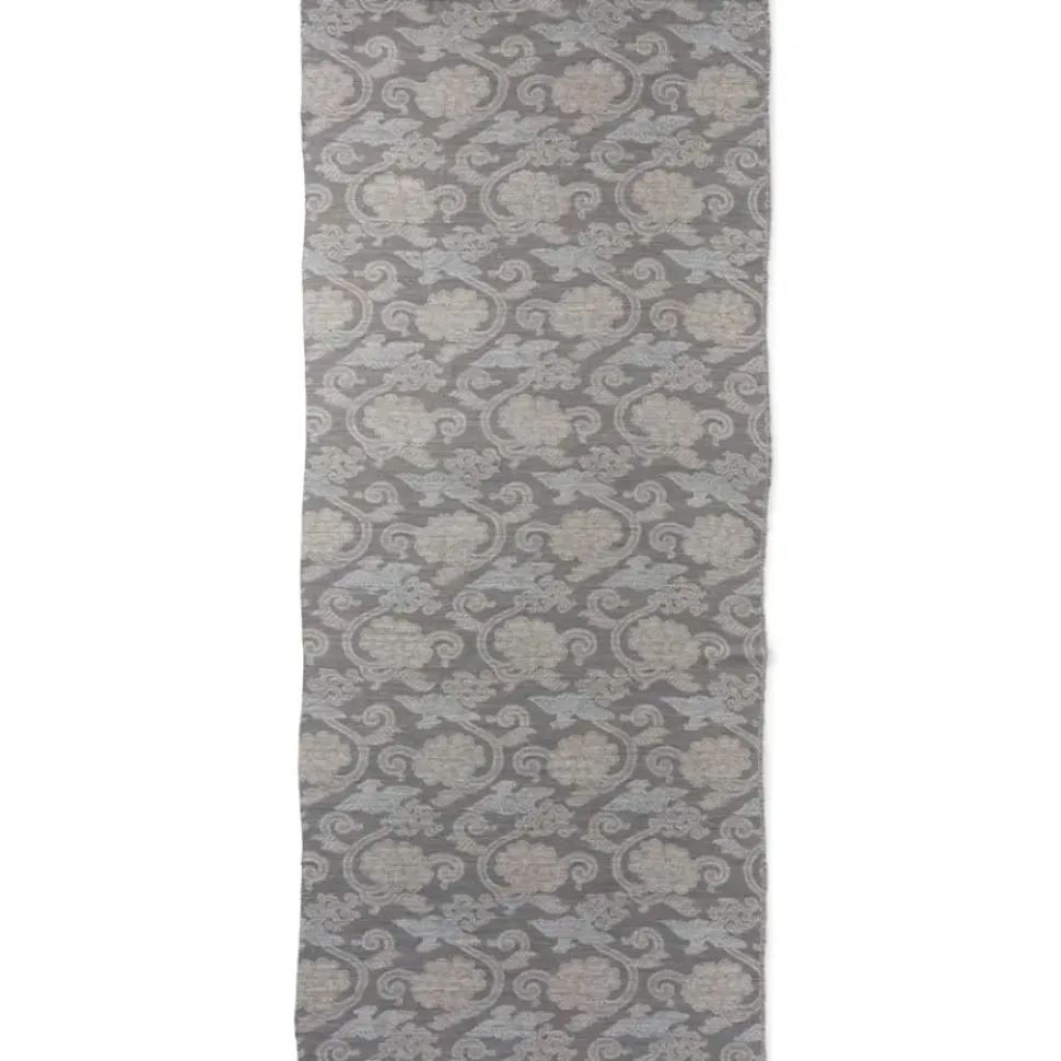 Japanese Birds And Flowers Oversize Jacquard Shawl