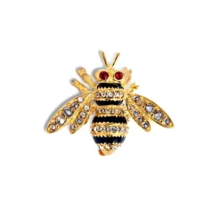 Jeweled Bee Brooch