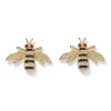 Jeweled Bee Stud Earrings