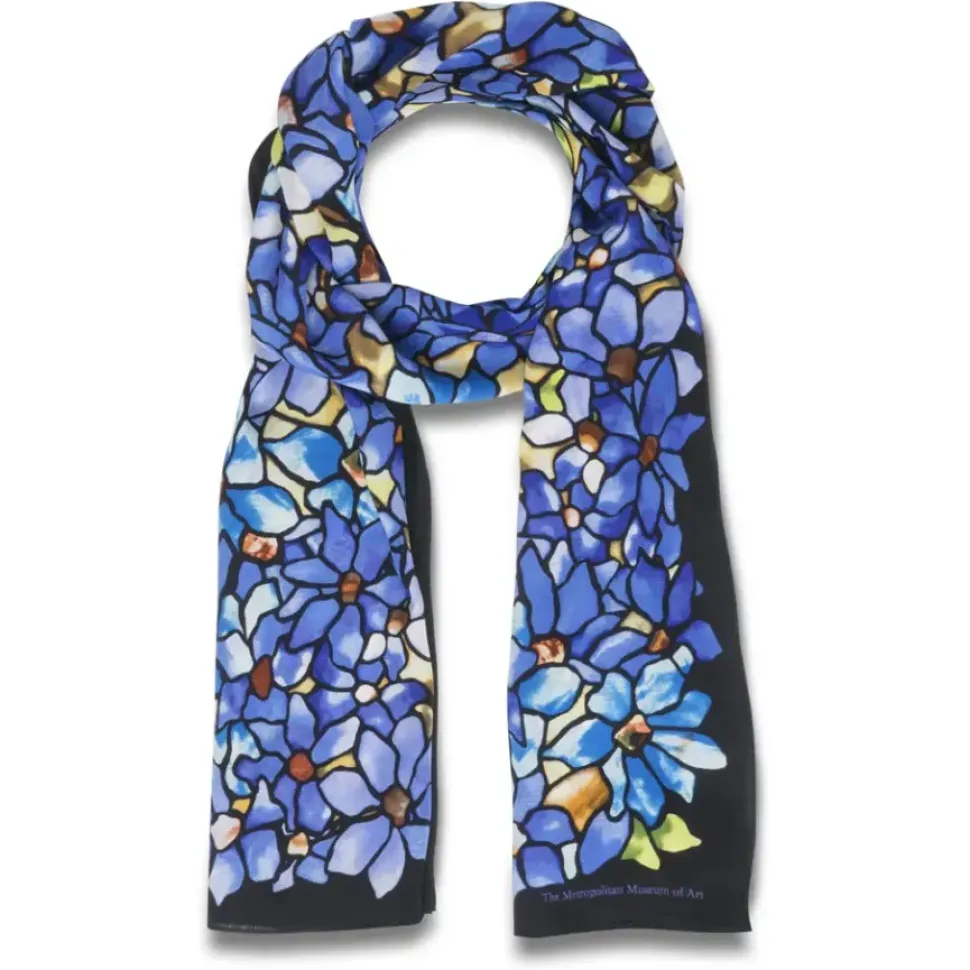 Louis C. Tiffany Clematis Oblong Silk Scarf