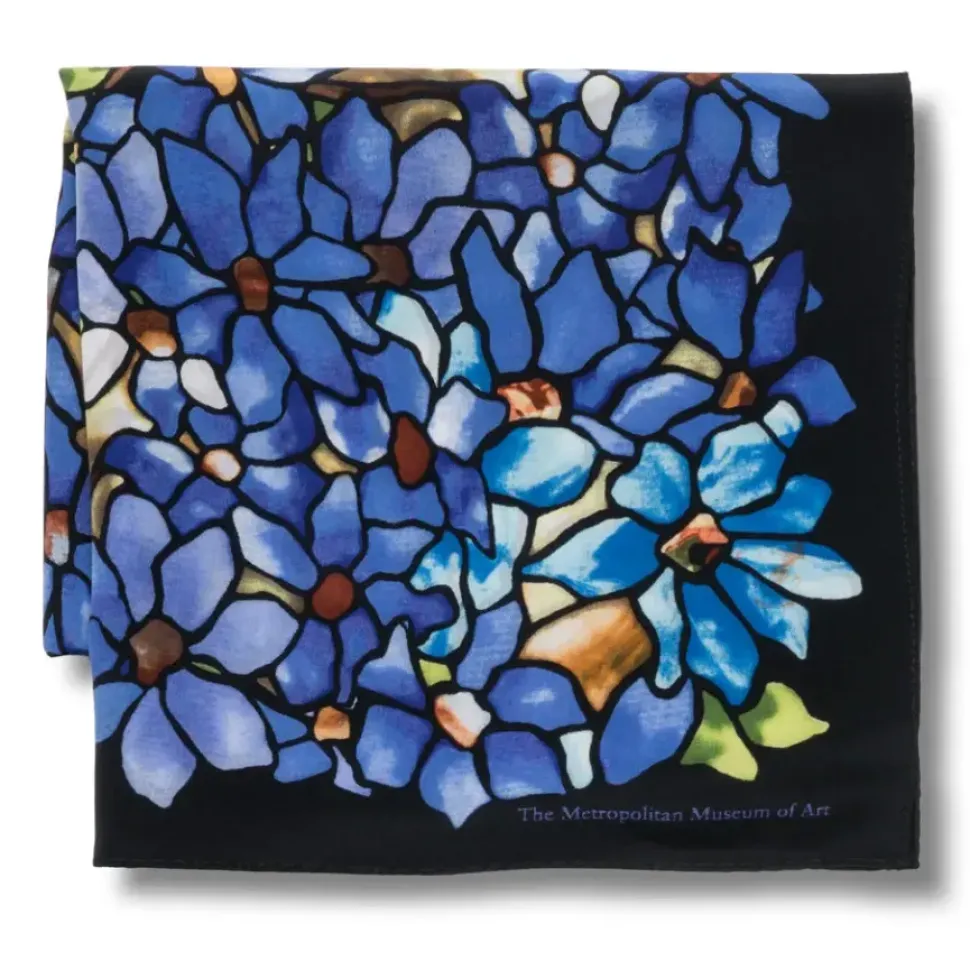 Louis C. Tiffany Clematis Oblong Silk Scarf