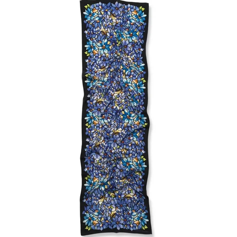 Louis C. Tiffany Clematis Oblong Silk Scarf