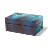 Louis C. Tiffany Peacock Feather Large Glass Box