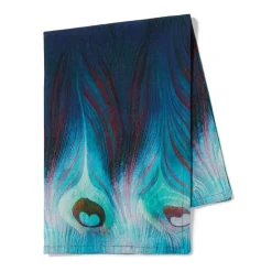 Louis C. Tiffany Peacock Feather Tea Towel