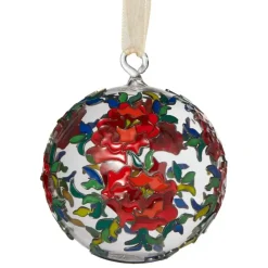 Louis C. Tiffany Peony Cloisonne Ornament