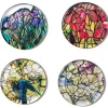 Louis C. Tiffany Stained-Glass Coasters