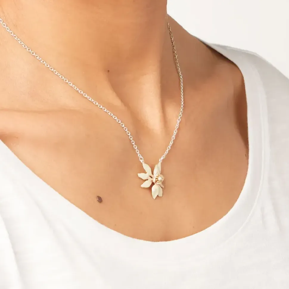 Magnolia Pendant Necklace