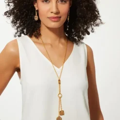 Medieval Byzantine T-Bar Lariat Necklace