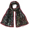 Medieval Millefleurs Oblong Silk Scarf