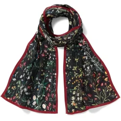 Medieval Millefleurs Oblong Silk Scarf