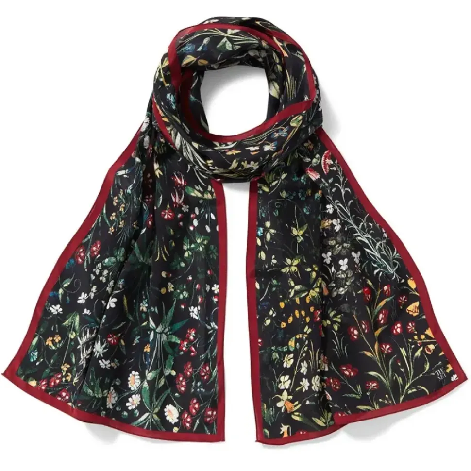 Medieval Millefleurs Oblong Silk Scarf