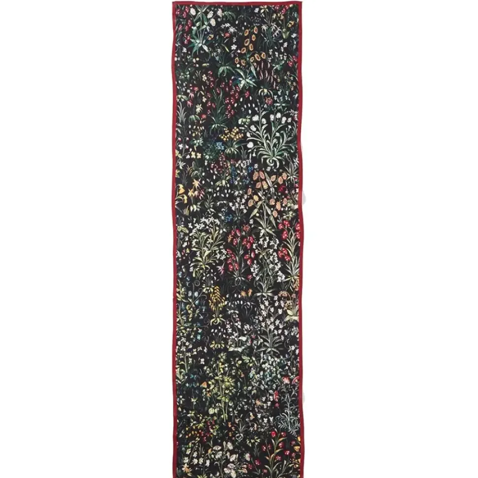 Medieval Millefleurs Oblong Silk Scarf