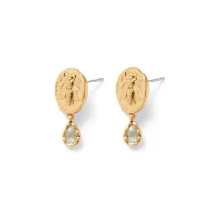 Mediterranean Coin Stud Earrings