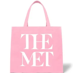 Met Logo Canvas Tote