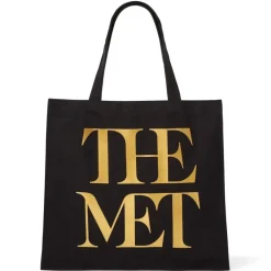 Met Logo Canvas Tote