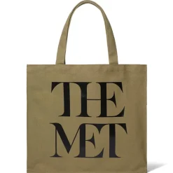 Met Logo Canvas Tote