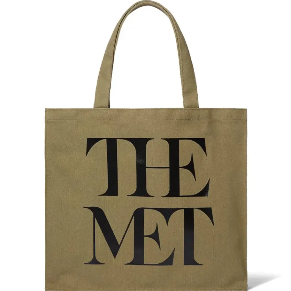 Met Logo Canvas Tote