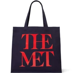Met Logo Canvas Tote