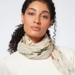 Mexican Sampler Square Cashmere-Blend Scarf