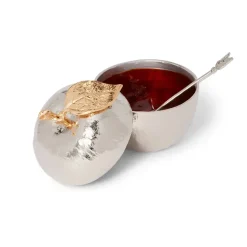 Michael Aram Apple Judaica Honey Pot
