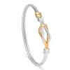 Middle Kingdom Knot Two-Tone Bracelet