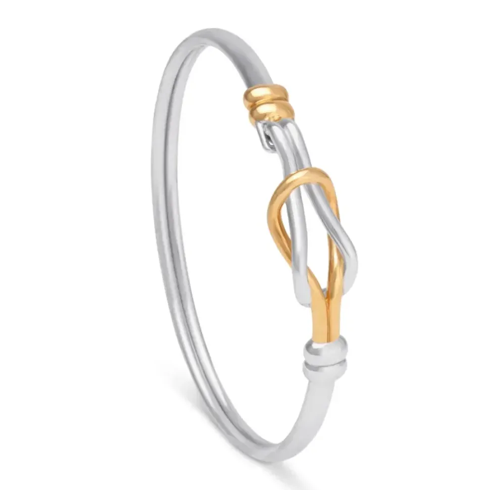 Middle Kingdom Knot Two-Tone Bracelet