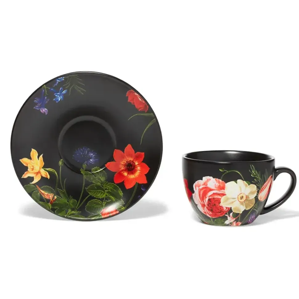 Midnight Garden Teacup And Saucer