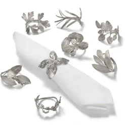 Mixed Herb Napkin Ring Set
