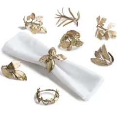 Mixed Herb Napkin Ring Set