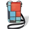 Mondrian Composition Crossbody Phone Purse