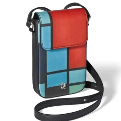 Mondrian Composition Crossbody Phone Purse