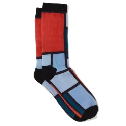 Mondrian Composition Men'S Socks