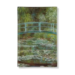 Monet Bridge And Water Lilies Glass Tray