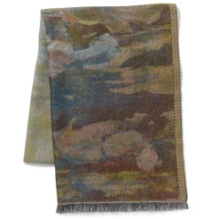 Monet Bridge And Water Lilies Shawl