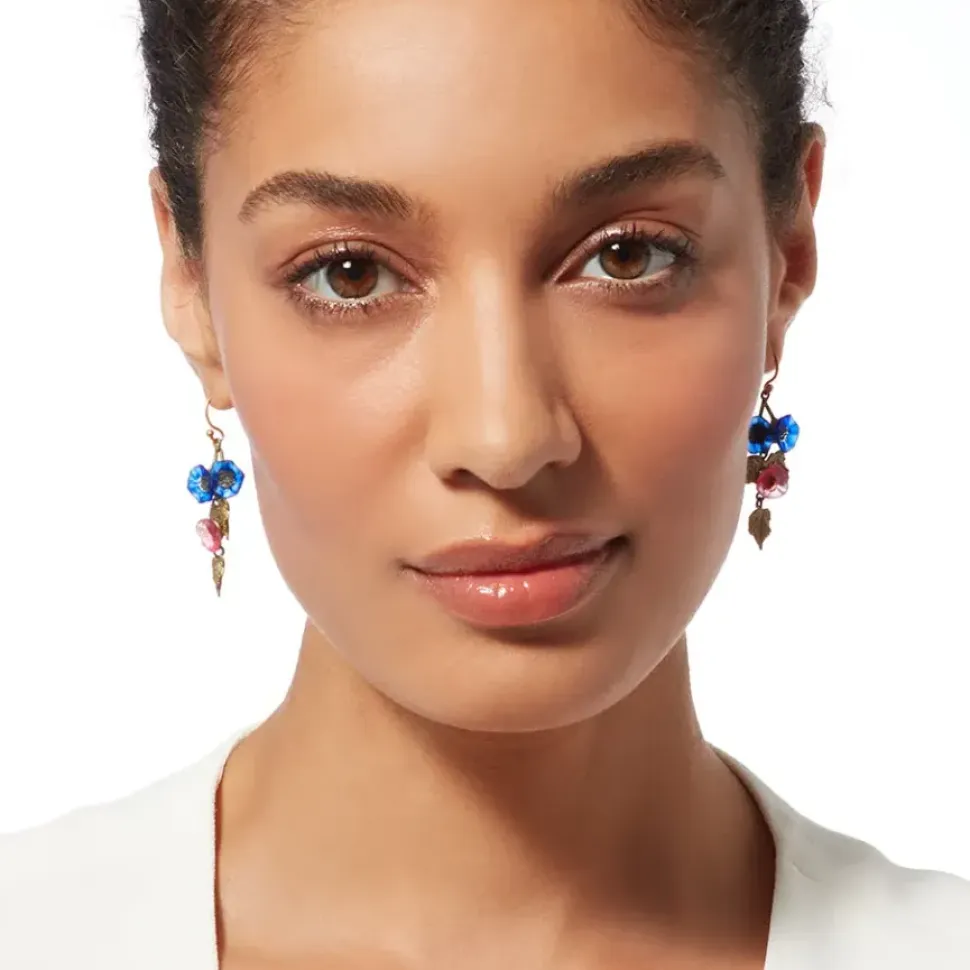 Morning Glories Drop Earrings