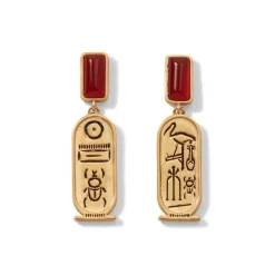 New Kingdom Gems Double-Drop Earrings